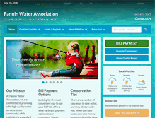 Tablet Screenshot of fanninwaterassociation.org